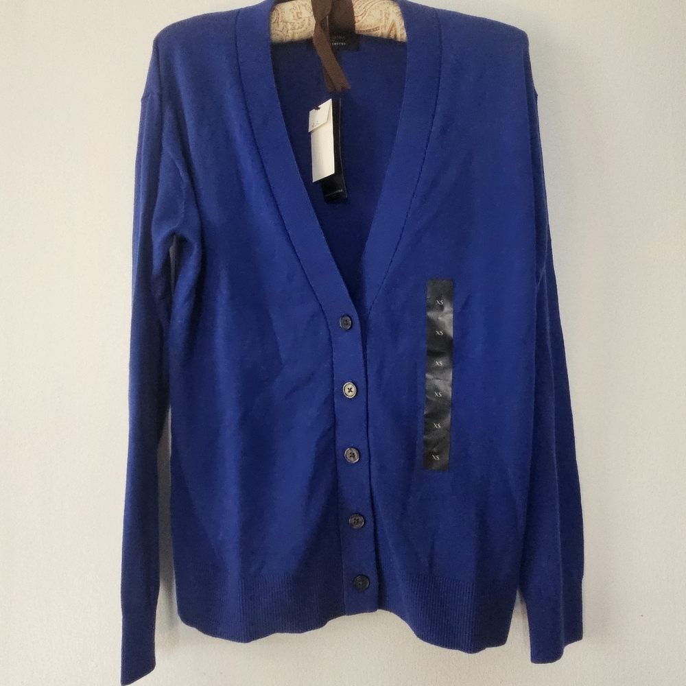 Banana Republic cardigan. The Forever Sweater.